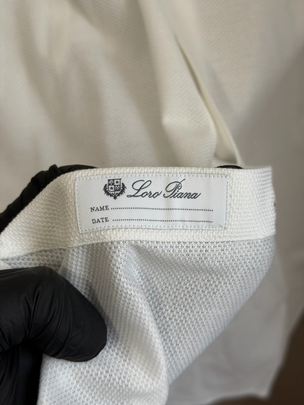 Loro Piana white textured long-sleeve button-up shirt Men’s Size X-Large - Picture 11 of 16